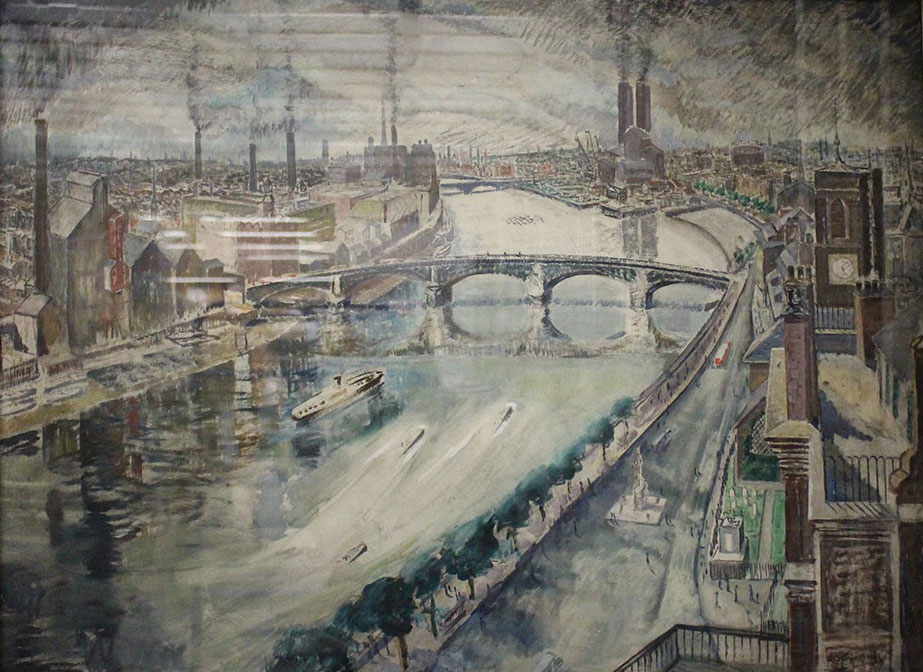 Battersea Bridge by Alexander Stuart-Hill